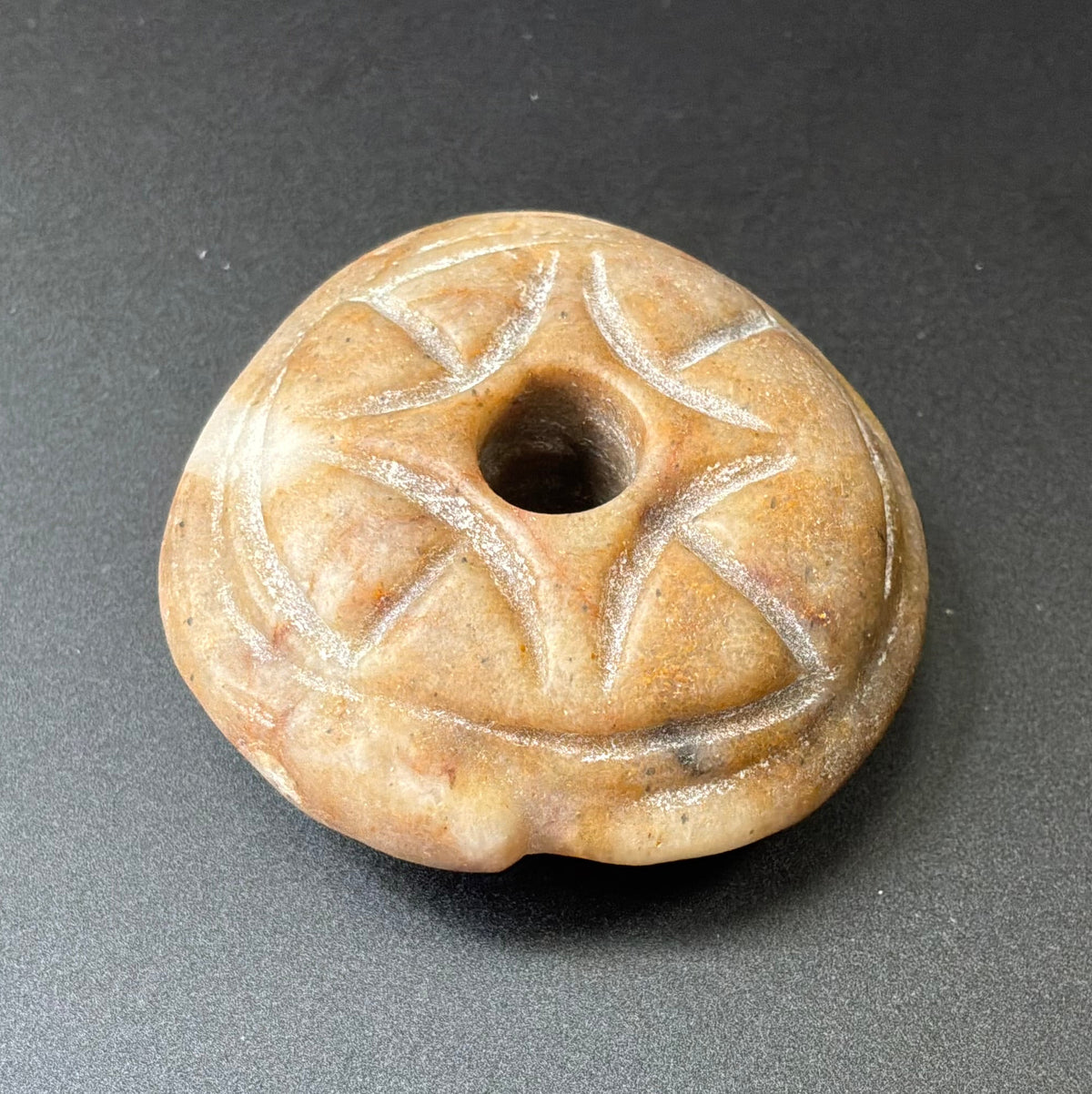 Anglo Saxon Quartz Ouroboros Amulet