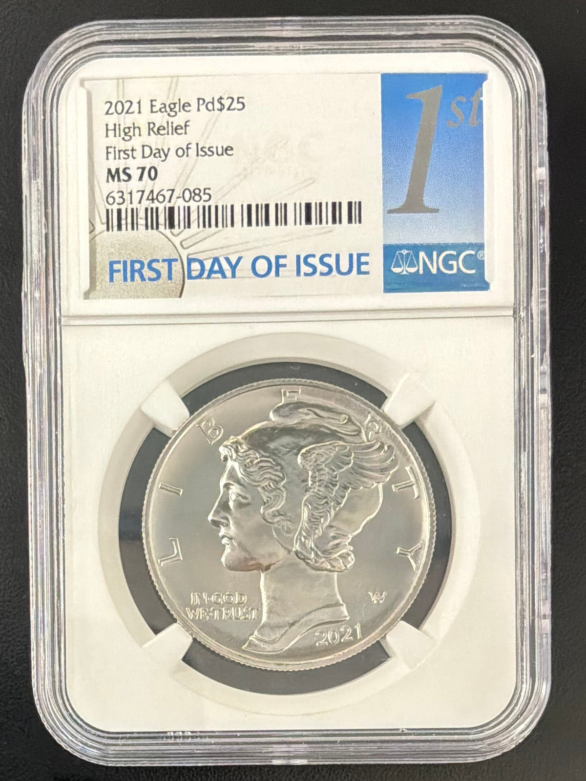2021 Silver Eagle $25 MS70