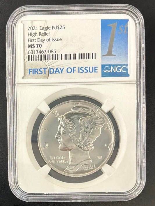 2021 Silver Eagle $25 MS70