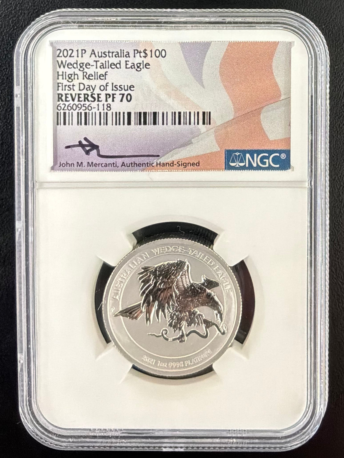 2021-P Australia Wedge-Tailed Eagle $100 PF70