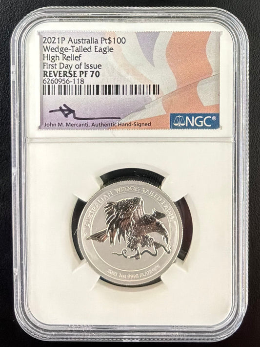 2021-P Australia Wedge-Tailed Eagle $100 PF70
