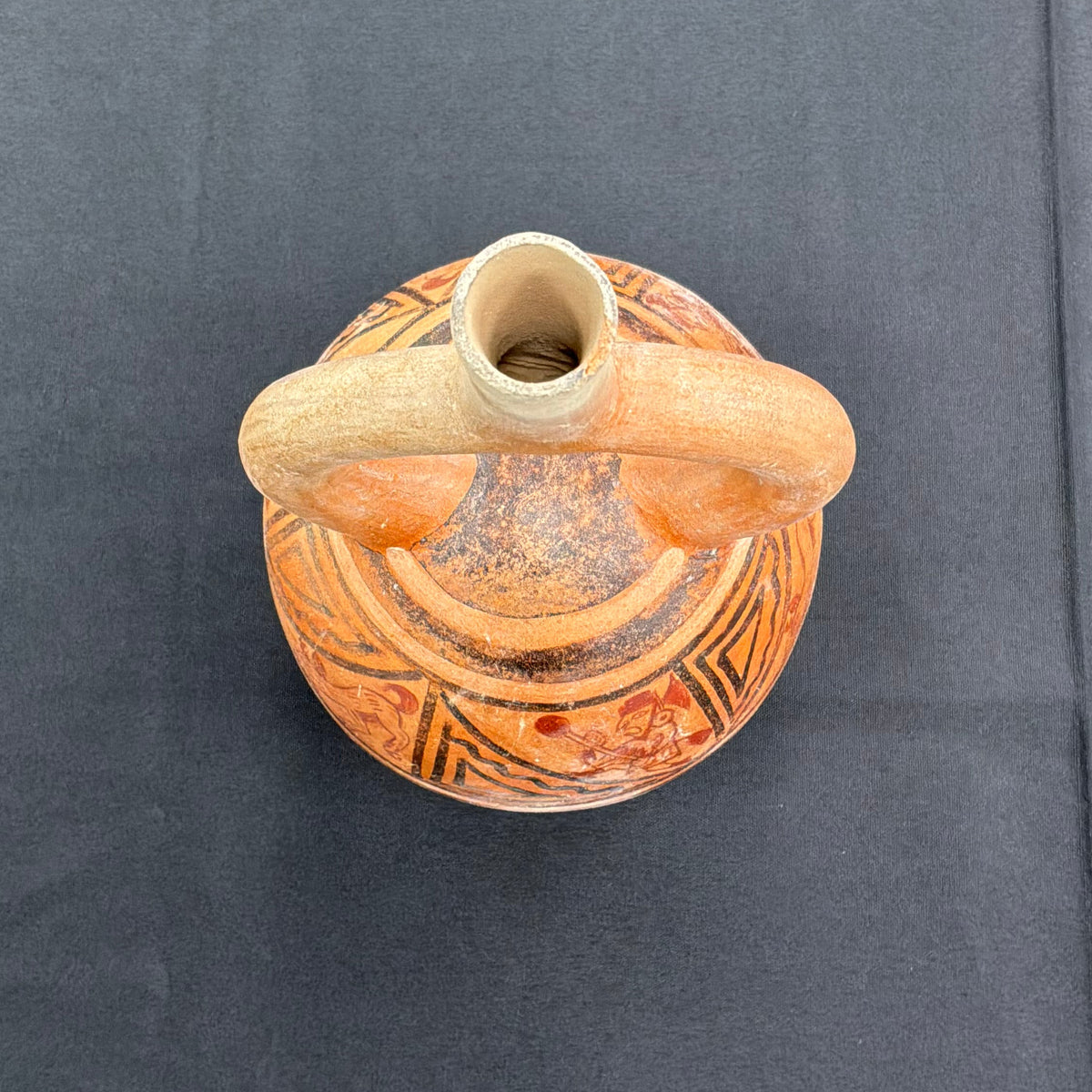 Moche Fineline Stirrup Vessel