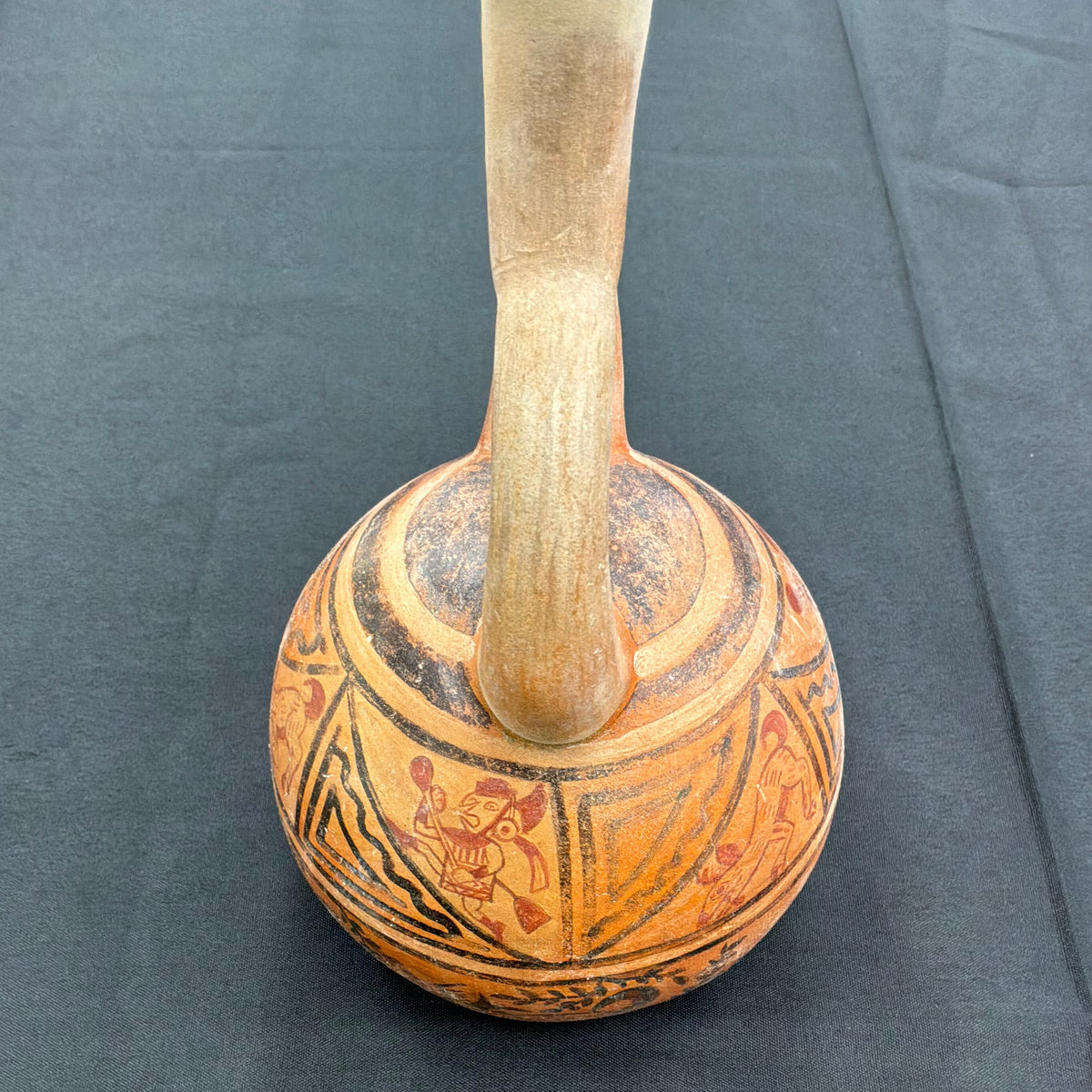 Moche Fineline Stirrup Vessel