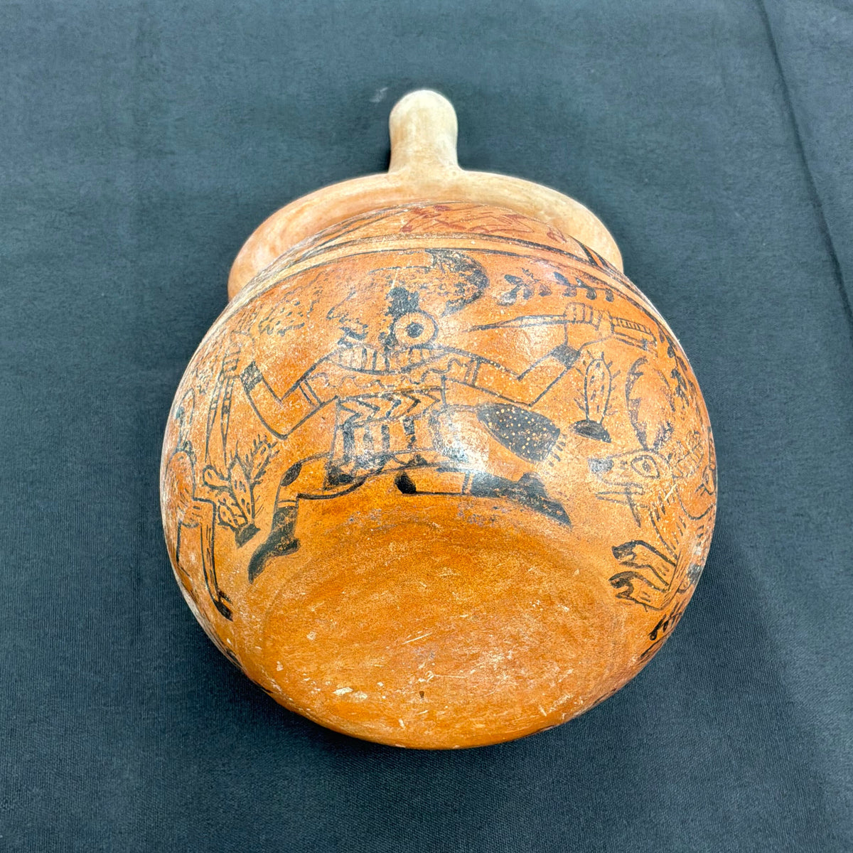 Moche Fineline Stirrup Vessel
