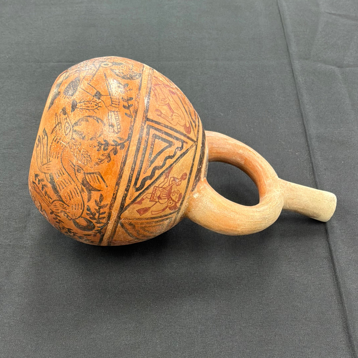Moche Fineline Stirrup Vessel