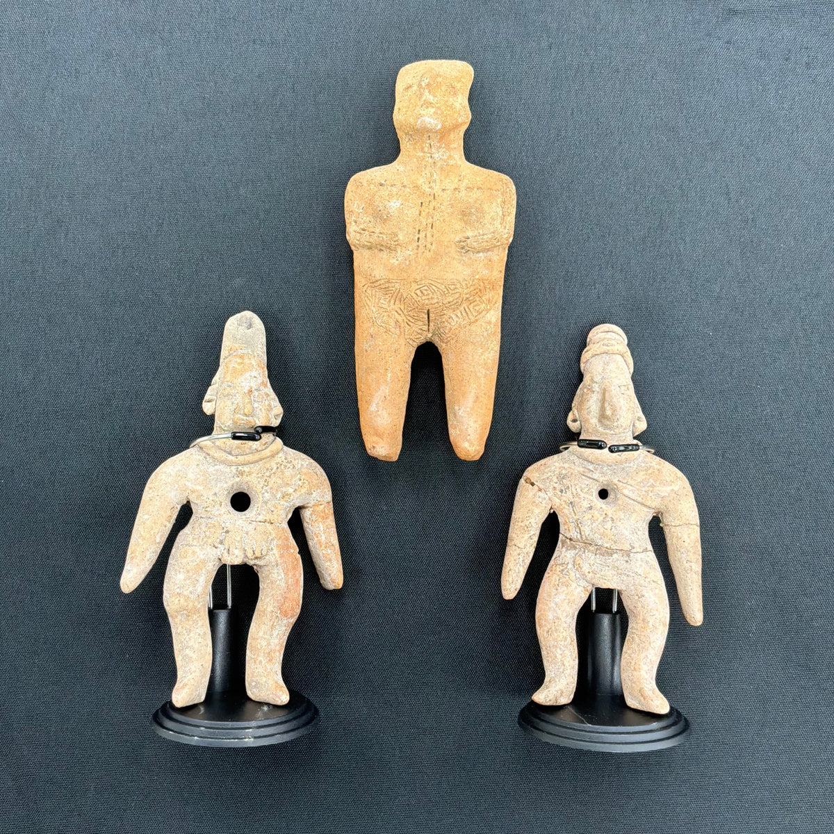 Pottery Figures (Set of 3)