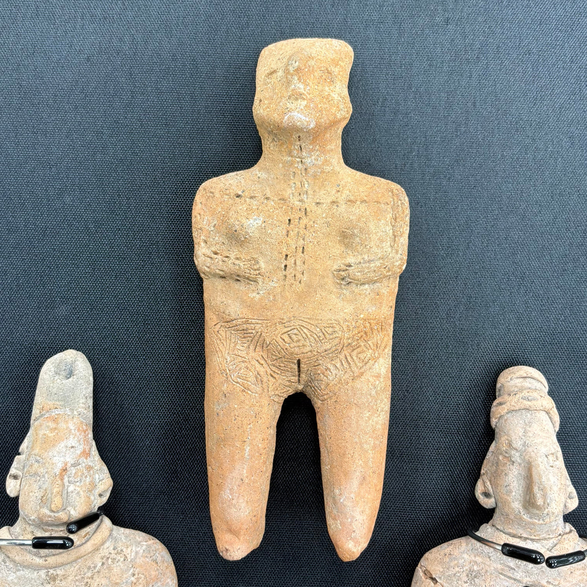 Pottery Figures (Set of 3)